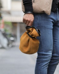Daniel&Bobスエード 巾着バッグ【P.SACCA/SUEDE】mb_13l