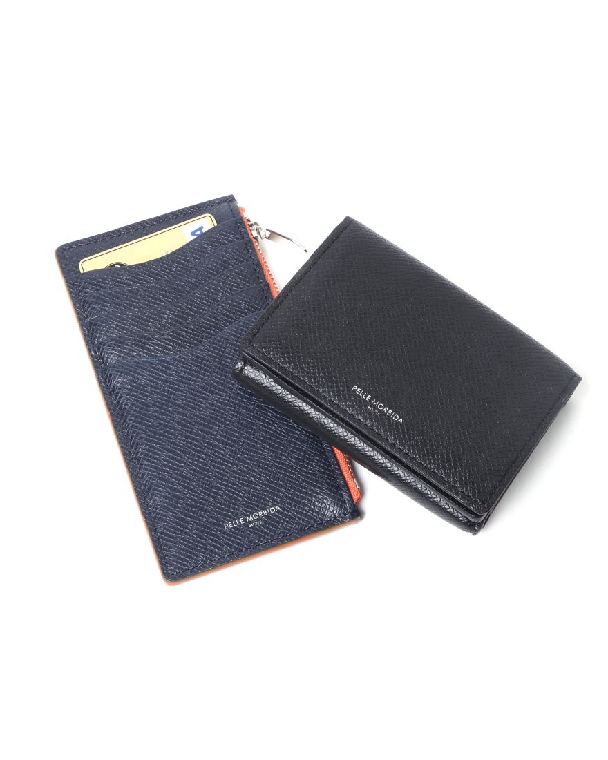 イタリーエンボス スマートミニウォレット Barca Pelle Morbida ペッレ モルビダ Tokyolife