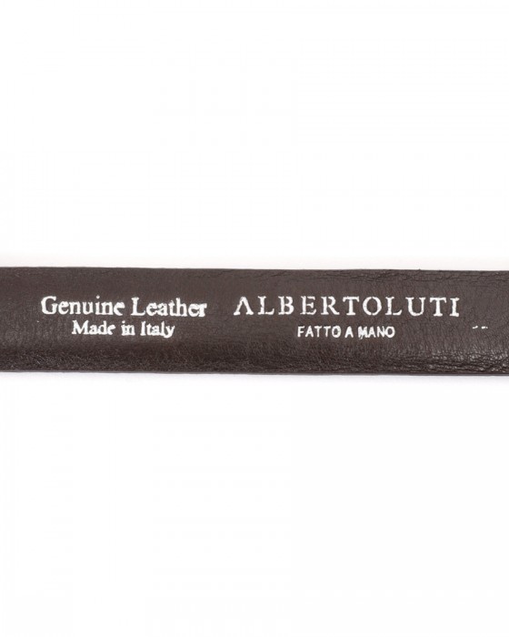 ALBERTO LUTIクロコスタンプ ウエスタンベルト13l