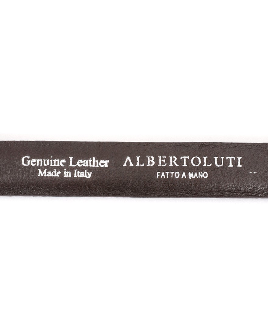 ALBERTO LUTIクロコスタンプ ウエスタンベルト13l