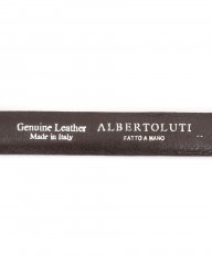 ALBERTO LUTIクロコスタンプ ウエスタンベルトmb_13l