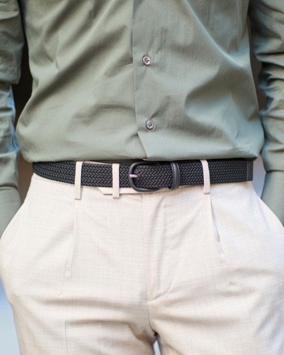 Anderson's革巻き ラバーメッシュ ベルト01l