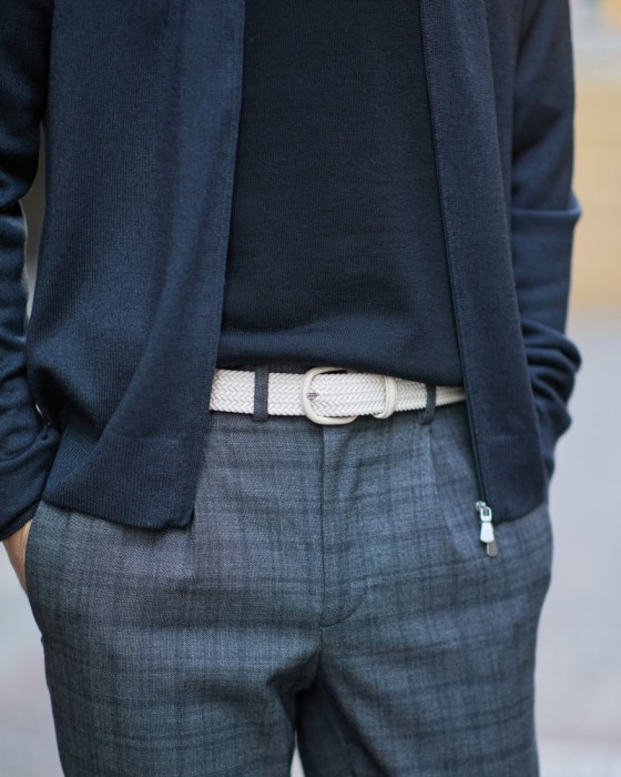 Anderson's革巻き ラバーメッシュ ベルト03l