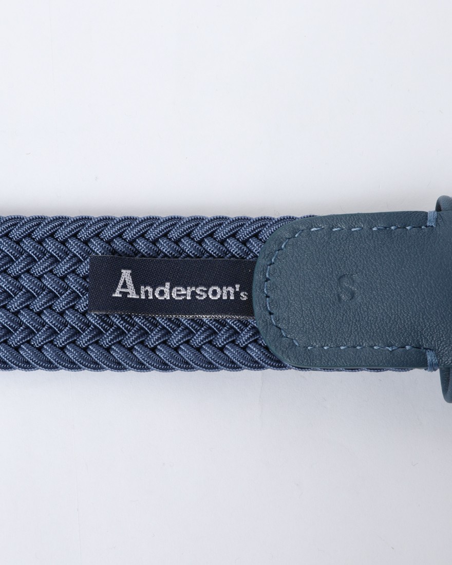Anderson's革巻き ラバーメッシュ ベルト06l