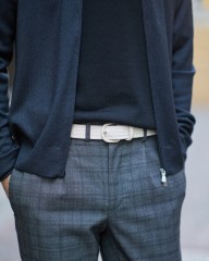 Anderson's革巻き ラバーメッシュ ベルトmb_03l