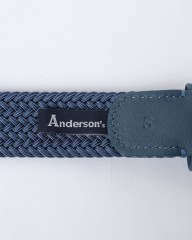 Anderson's革巻き ラバーメッシュ ベルトmb_06l