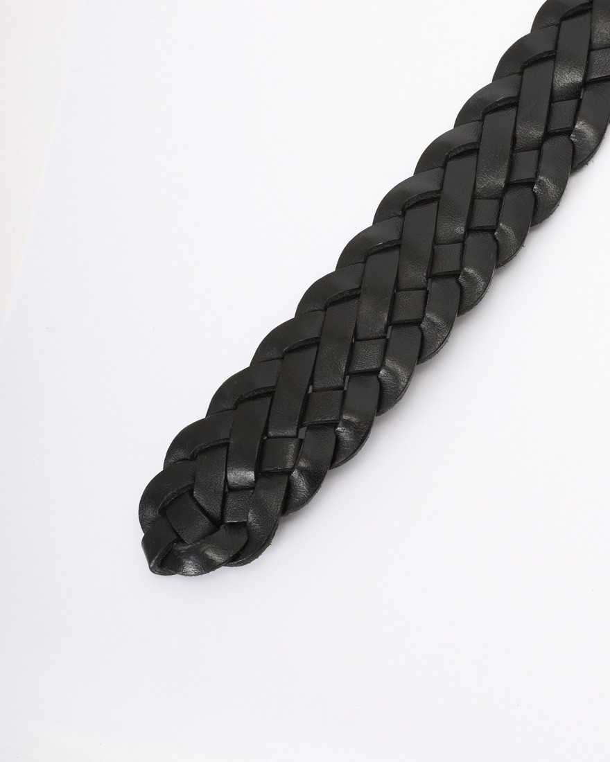 Anderson'sレザーメッシュ ゴールドバックル ベルト03l