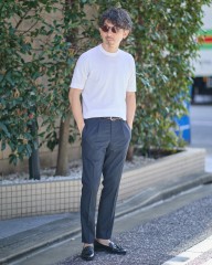 ADRIANO MENEGHETTIレザー メッシュベルト【ELLARH】mb_ma