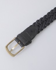 Saddler'sブレスバックル レザーメッシュベルトmb_02l