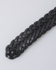 Saddler'sブレスバックル レザーメッシュベルトmb_03l