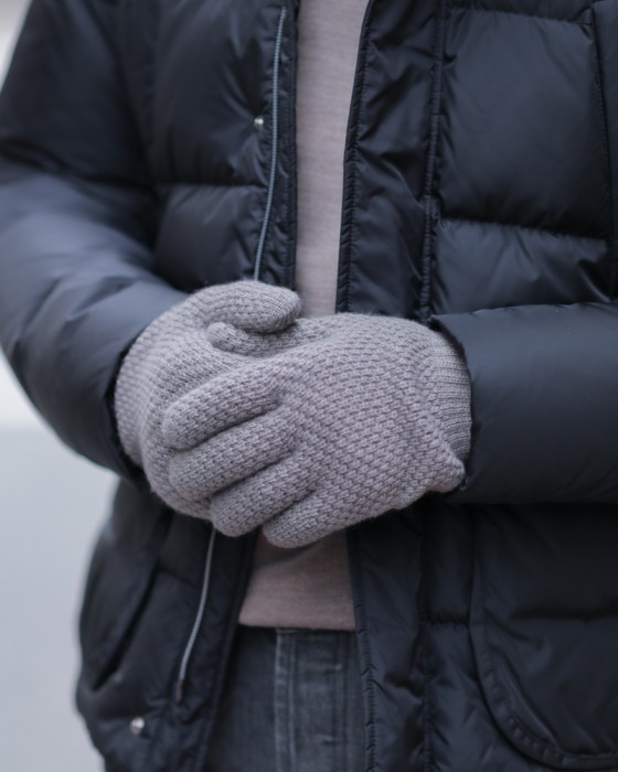 ALPOカシミヤニットグローブ【750/MC】12l