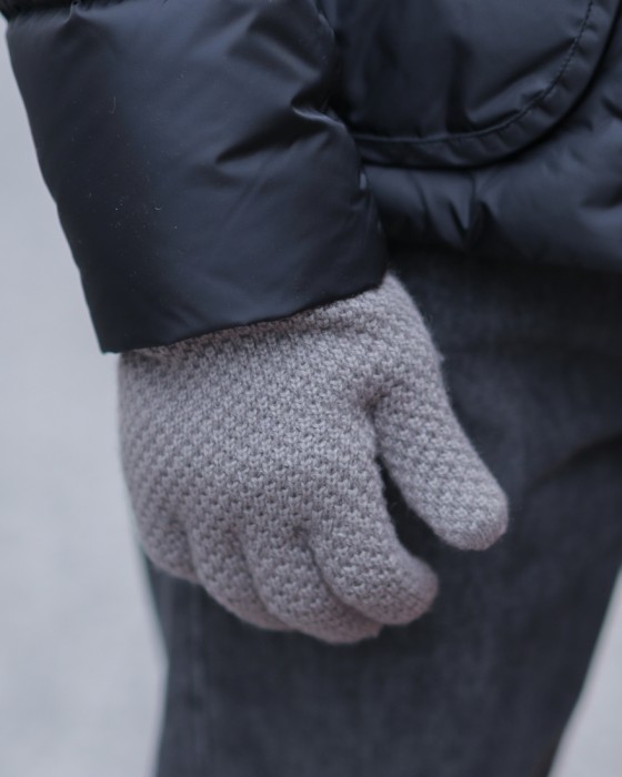 ALPOカシミヤニットグローブ【750/MC】15l