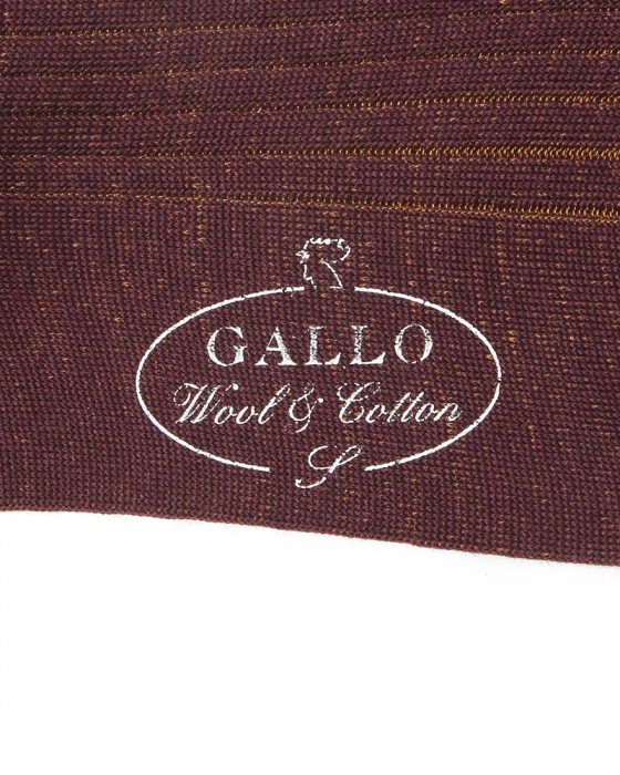 GALLOウール混 ハイドストライプ ソックス 【UOMO TAILORING】08l
