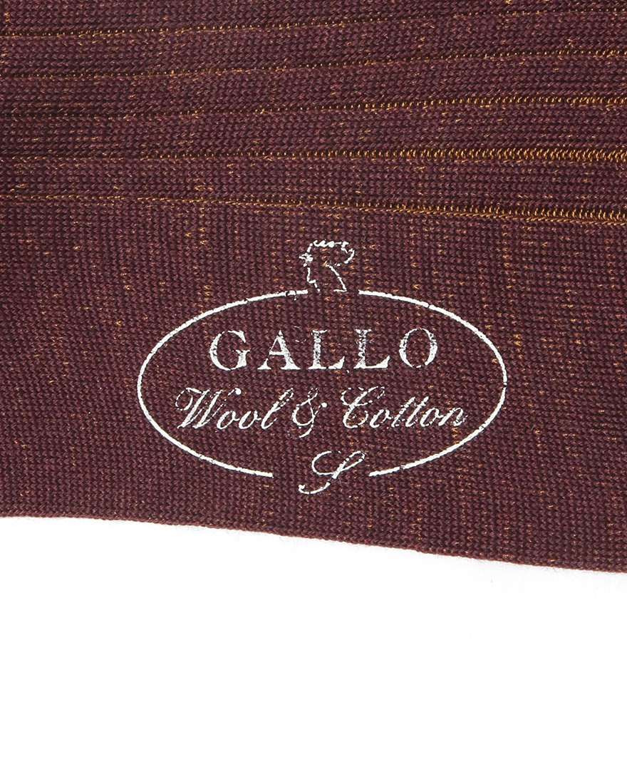 GALLOウール混 ハイドストライプ ソックス 【UOMO TAILORING】08l
