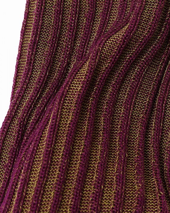 GALLOウール混 ハイドストライプ ソックス 【UOMO TAILORING】11l