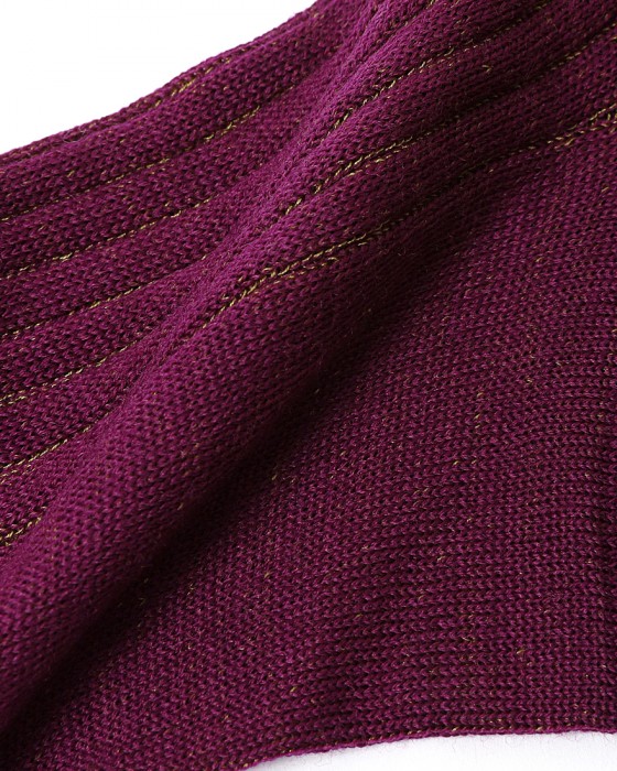 GALLOウール混 ハイドストライプ ソックス 【UOMO TAILORING】14l