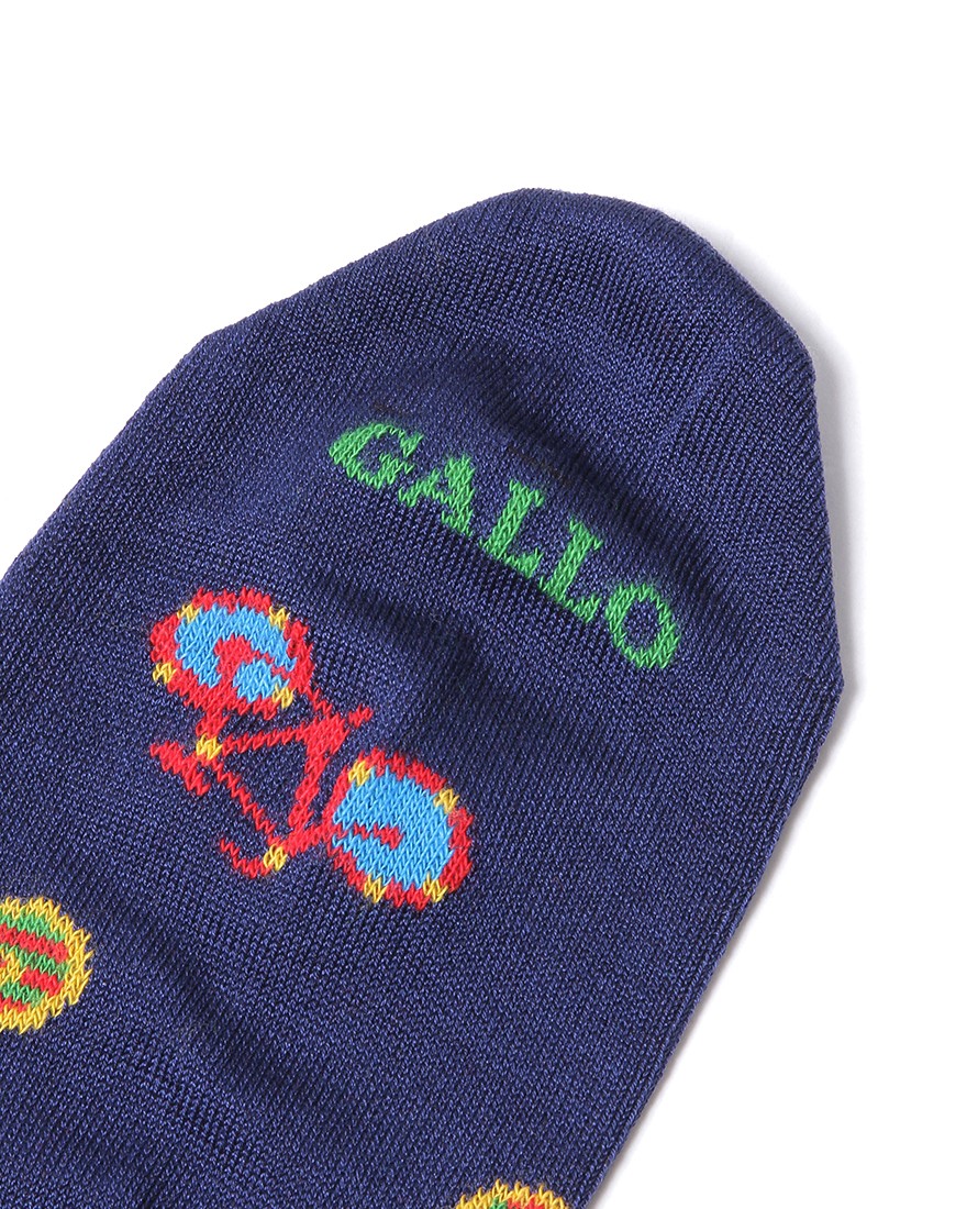 GALLOバイシクル柄ソックス【COLLECTION】08l