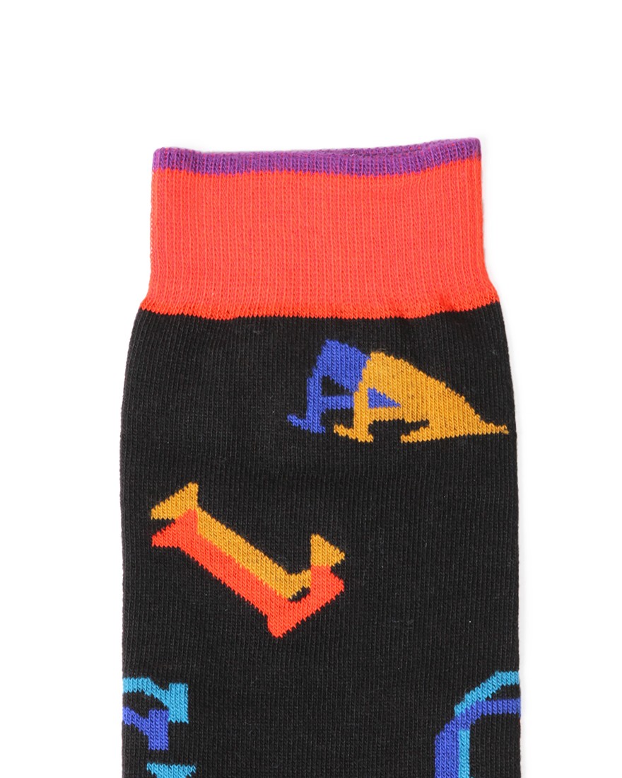 GALLOGALLOランダムスクリプトソックス【COLLECTION】05l