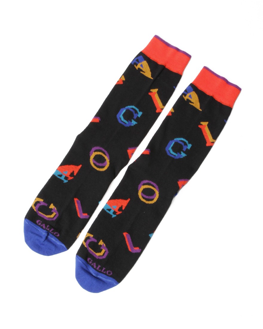 GALLOGALLOランダムスクリプトソックス【COLLECTION】08l