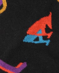 GALLOGALLOランダムスクリプトソックス【COLLECTION】mb_07l