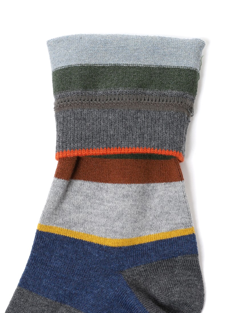 GALLOランダム マルチカラーボーダー ソックス【COLLECTION】09l