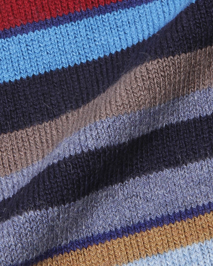 GALLO細マルチカラーボーダー ソックス【COLLECTION】11l