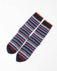 GALLO細マルチカラーボーダー ソックス【COLLECTION】mb_03l