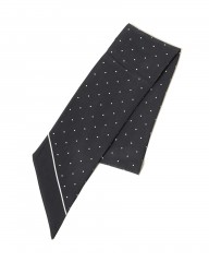 FRANCO BASSIピンドット柄 ネッカチーフ【シルク】mb_c2