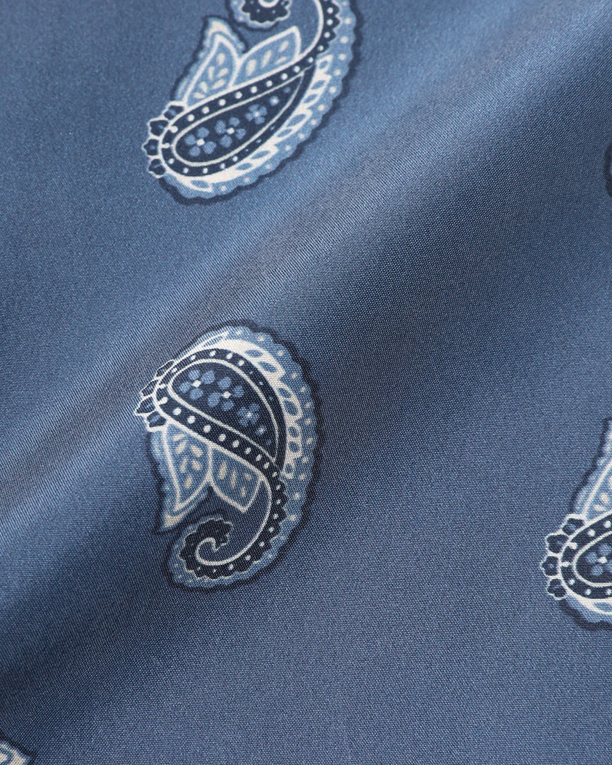 FRANCO BASSIペイズリー柄 ネッカチーフ【シルク】09l