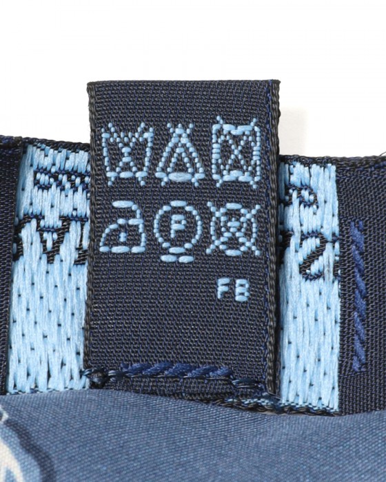 FRANCO BASSIペイズリー柄 ネッカチーフ【シルク】11l