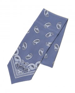 ペイズリー柄 ネッカチーフ【シルク】