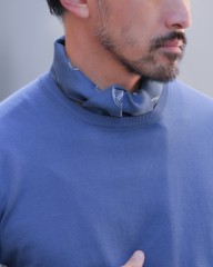 FRANCO BASSIペイズリー柄 ネッカチーフ【シルク】mb_02l