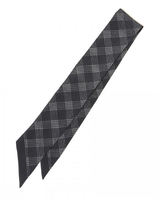 FRANCO BASSIチェック柄 ネッカチーフ【シルク】04l