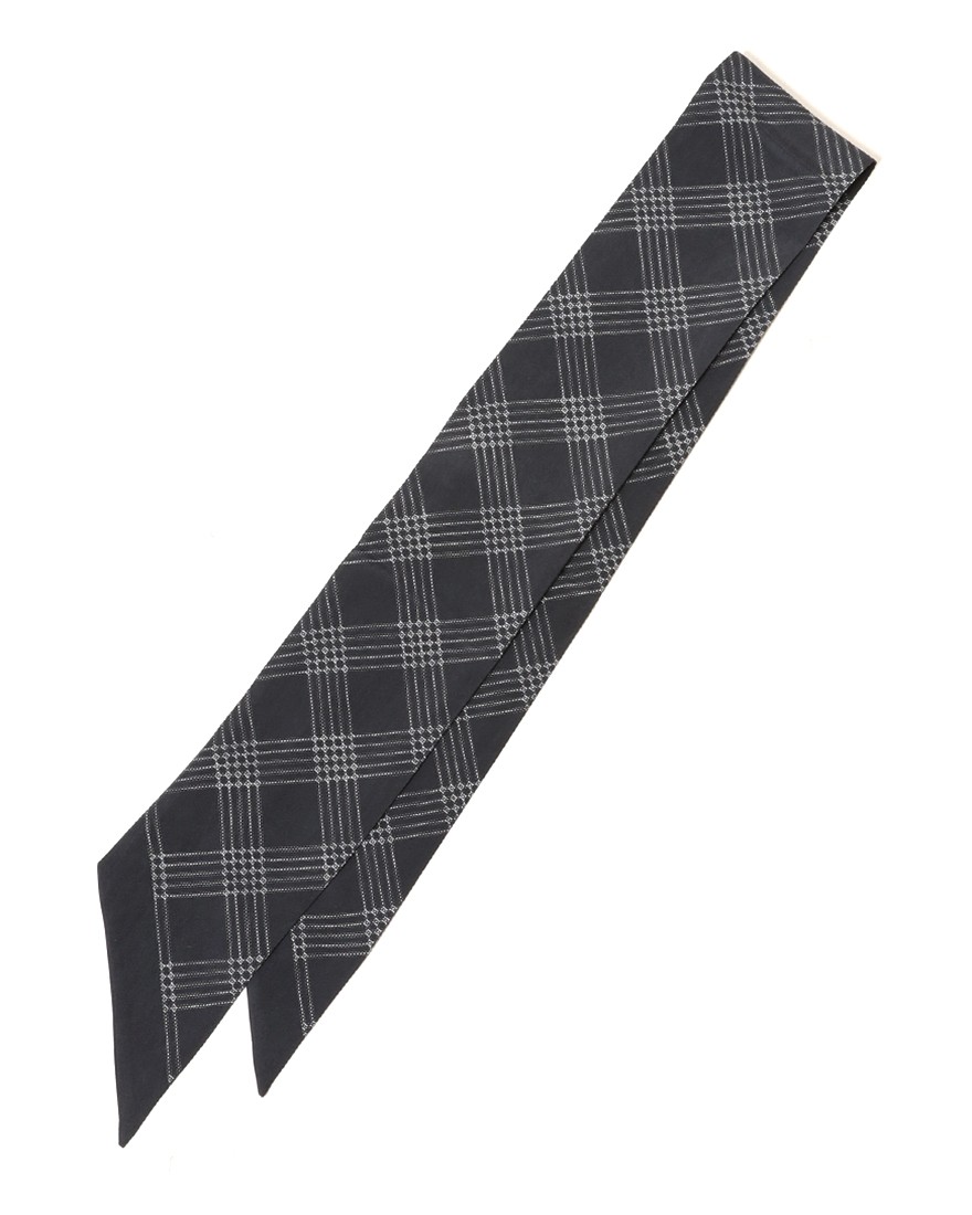 FRANCO BASSIチェック柄 ネッカチーフ【シルク】04l