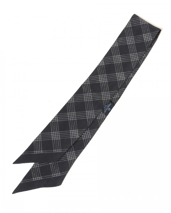 FRANCO BASSIチェック柄 ネッカチーフ【シルク】05l