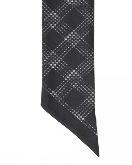 FRANCO BASSIチェック柄 ネッカチーフ【シルク】06l