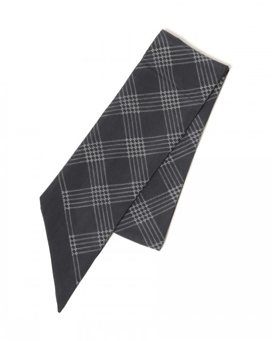 FRANCO BASSIチェック柄 ネッカチーフ【シルク】ma