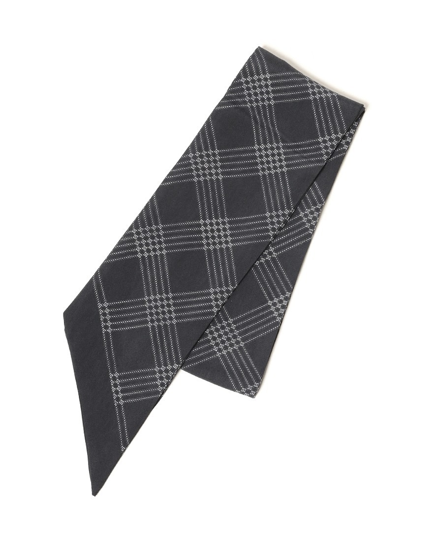 FRANCO BASSIチェック柄 ネッカチーフ【シルク】ma