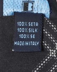 FRANCO BASSIチェック柄 ネッカチーフ【シルク】mb_10l