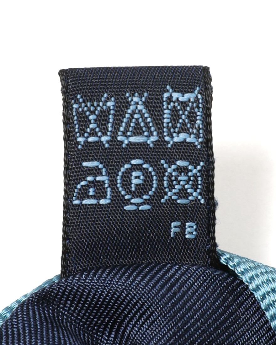 FRANCO BASSIブルー ストライプ タイ【シルク】10l