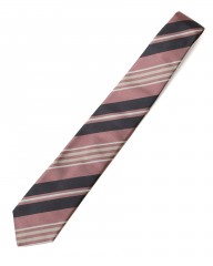 FRANCO BASSIパープル マルチストライプ タイ【シルク】mb_c0