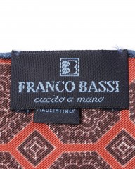 FRANCO BASSI蜀江文様チーフ【シルク】mb_04l