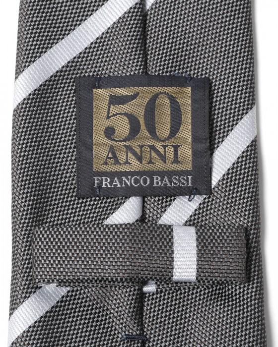 FRANCO BASSIグレーストラップタイ【コットンシルク】05l