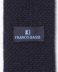 FRANCO BASSIソリッド スクエア ニットタイ【カシミヤ】mb_06l