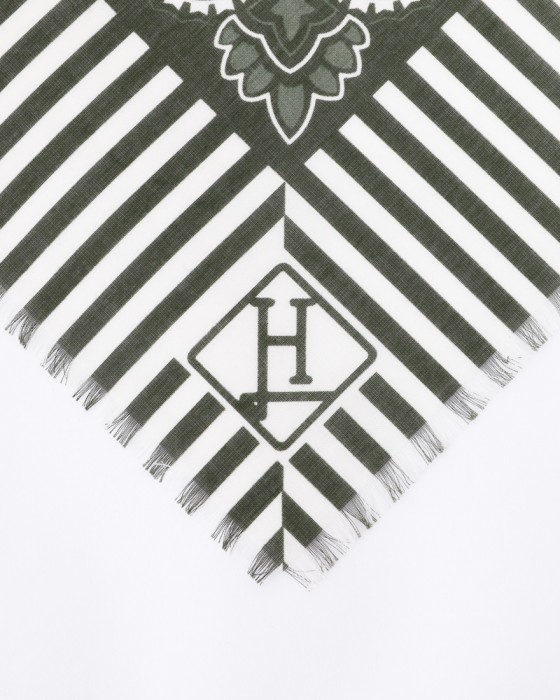 Hernoコットンバンダナスカーフ【Herno】06l