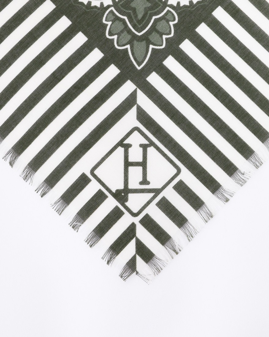 Hernoコットンバンダナスカーフ【Herno】06l