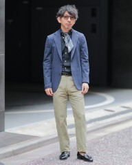 Hernoコットンバンダナスカーフ【Herno】mb_ma