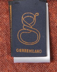 GIERREオレンジ ジオメトリック ストールmb_05l