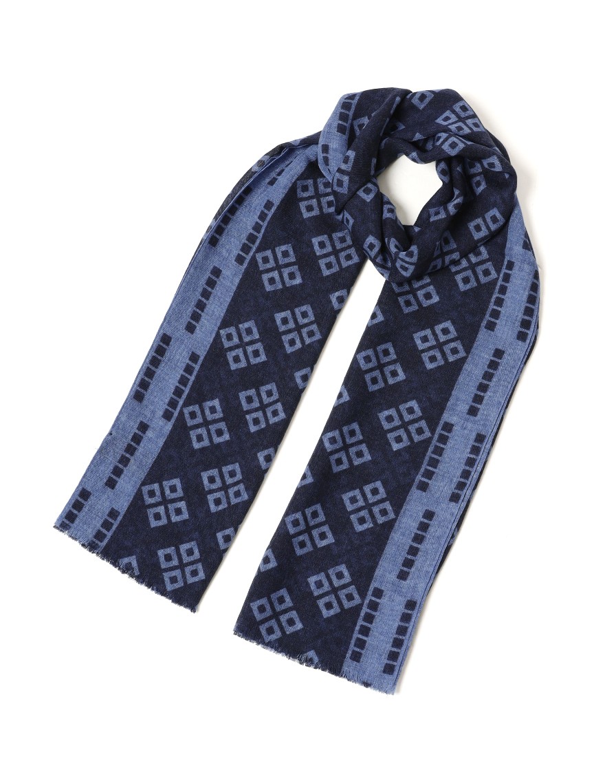 GIERREダイヤ柄 ストール　c0