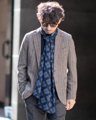 GIERREダイヤ柄 ストール mb_01l